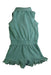 A Green Sleeveless Rompers from Ralph Lauren in size 12-18M for girl. (Back View)