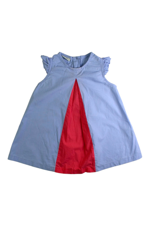 A Blue Sleeveless Dresses from Fendi in size 6-12M for girl. (Front View)