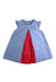 A Blue Sleeveless Dresses from Fendi in size 6-12M for girl. (Front View)