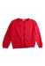 A Red Cardigans from Petit Bateau in size 18-24M for girl. (Front View)