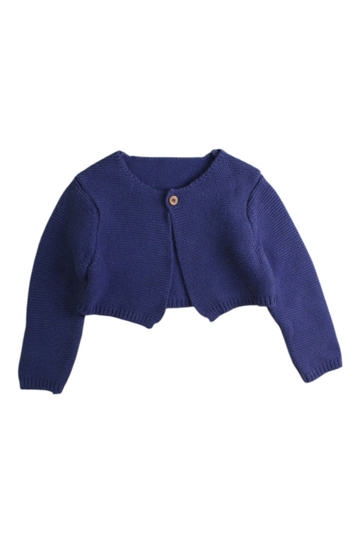 A Blue Cardigans from Peter Rabbit in size 0-3M for girl. (Front View)