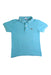A Blue Short Sleeve Polos from Lacoste in size 4T for boy. (Front View)