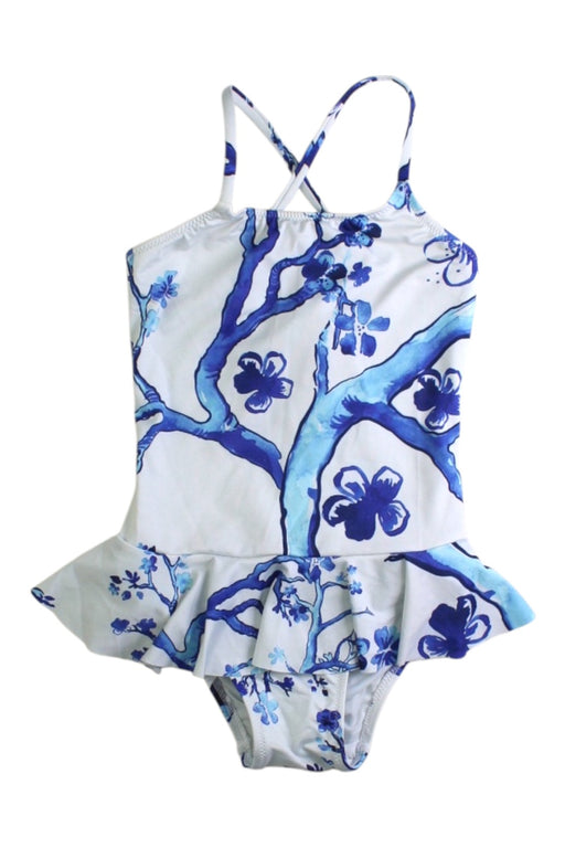 A Blue Swimsuits from Vilebrequin in size 2T for girl. (Front View)
