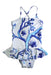 A Blue Swimsuits from Vilebrequin in size 2T for girl. (Front View)