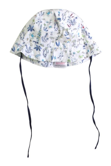 A Blue Sun Hats from Jacadi in size Newborn for neutral. (Front View)