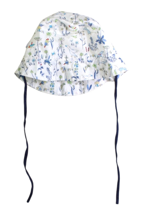 A Blue Sun Hats from Jacadi in size Newborn for neutral. (Back View)