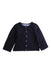 A Navy Cardigans from Jacadi in size 18-24M for girl. (Front View)