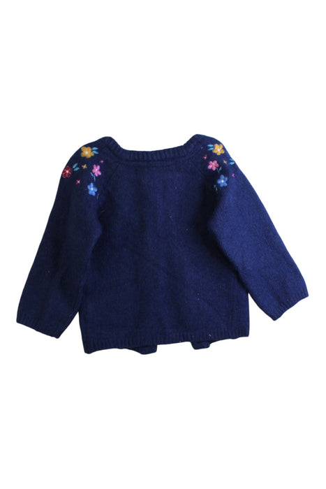 A Navy Cardigans from Jojo Maman Bébé in size 18-24M for girl. (Back View)