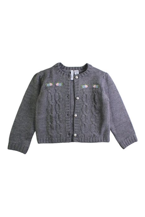 A Grey Cardigans from Janie & Jack in size 18-24M for girl. (Front View)