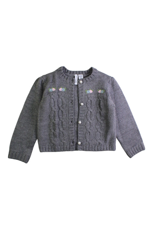 A Grey Cardigans from Janie & Jack in size 18-24M for girl. (Front View)