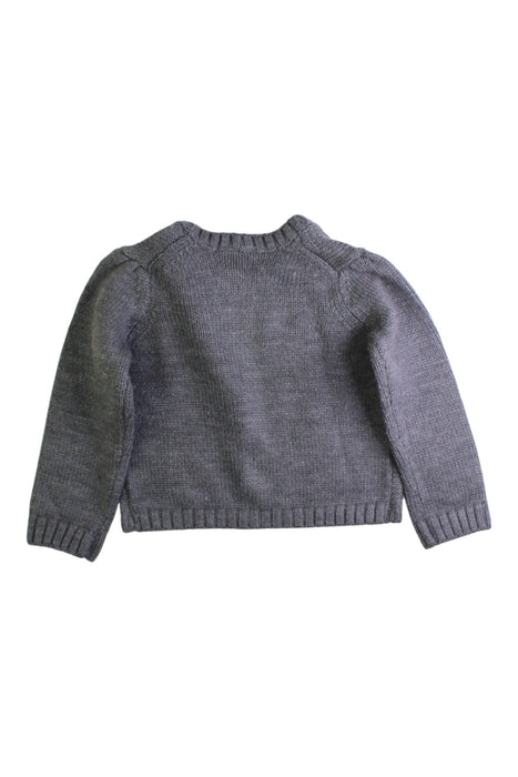 A Grey Cardigans from Janie & Jack in size 18-24M for girl. (Back View)
