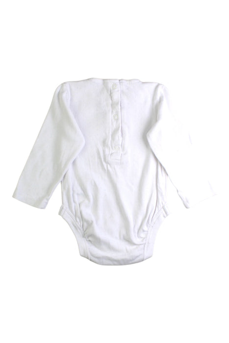 A White Long Sleeve Bodysuits from Jojo Maman Bébé in size 6-12M for girl. (Back View)