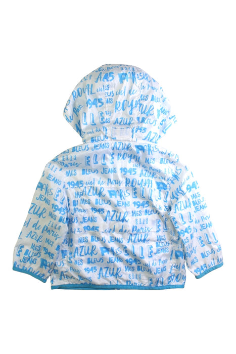 A Blue Lightweight Jackets from ELLE in size 12-18M for boy. (Back View)