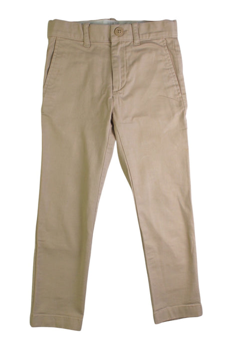 A Beige Casual Pants from Crewcuts in size 5T for boy. (Front View)