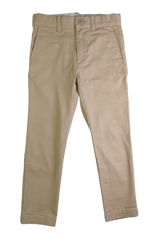 A Beige Casual Pants from Crewcuts in size 5T for boy. (Front View)