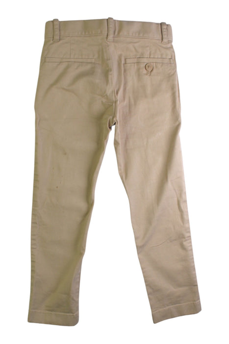 A Beige Casual Pants from Crewcuts in size 5T for boy. (Back View)