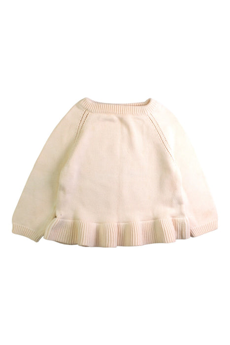 A Ivory Knit Sweaters from Jamie Kay in size 3T for girl. (Front View)