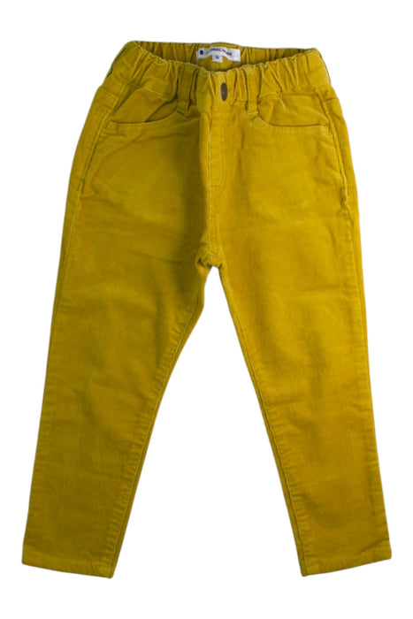 A Yellow Casual Pants from Global  Work in size 2T for neutral. (Front View)