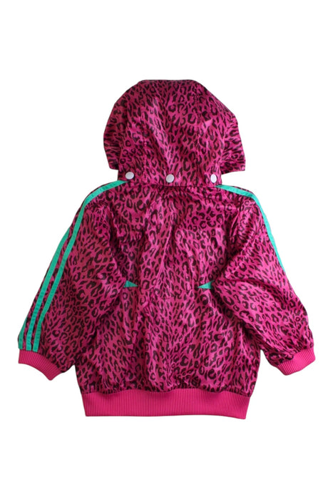 A Pink Lightweight Jackets from Adidas in size 6-12M for girl. (Back View)