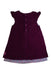 A Burgundy Sleeveless Dresses from Jojo Maman Bébé in size 18-24M for girl. (Back View)