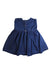 A Navy Sleeveless Dresses from Bout'Chou in size 18-24M for girl. (Back View)