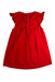 A Red Sleeveless Dresses from Jojo Maman Bébé in size 12-18M for girl. (Back View)