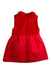 A Red Sleeveless Dresses from Ferrari in size 2T for girl. (Back View)