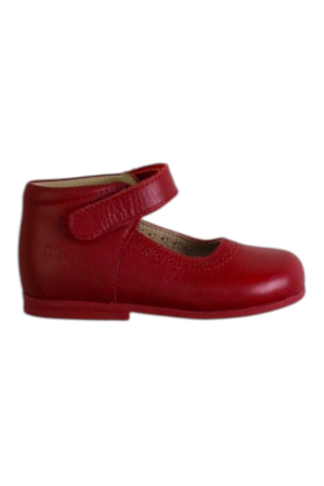 A Red Dress Shoes from DPAM in size 18-24M for girl. (Front View)