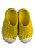 A Yellow Slip Ons from Native Shoes in size 3T for neutral. (Back View)