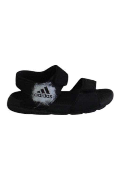 A Black Sneakers from Adidas in size 4T for boy. (Front View)
