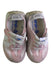 A Pink Sneakers from New Balance in size 3T for girl. (Back View)
