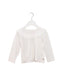 A White Long Sleeve Tops from Billieblush in size 2T for girl. (Front View)