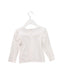 A White Long Sleeve Tops from Billieblush in size 2T for girl. (Back View)