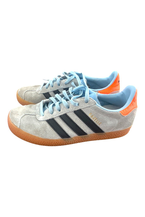 A Blue Sneakers from Adidas in size 9Y for boy. (Back View)