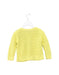 A Yellow Cardigans from Bonpoint in size 6T for girl. (Back View)