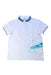 A White Short Sleeve Polos from Jacadi in size 10Y for boy. (Front View)