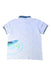 A White Short Sleeve Polos from Jacadi in size 10Y for boy. (Back View)