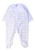 A White Onesies from Petit Bateau in size 3-6M for boy. (Front View)
