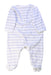 A White Onesies from Petit Bateau in size 3-6M for boy. (Back View)