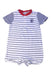 A White Short Sleeve Rompers from Ralph Lauren in size 6-12M for girl. (Front View)