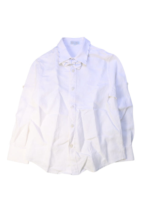 A White Long Sleeve Shirts from Nicholas & Bears in size 8Y for boy. (Front View)