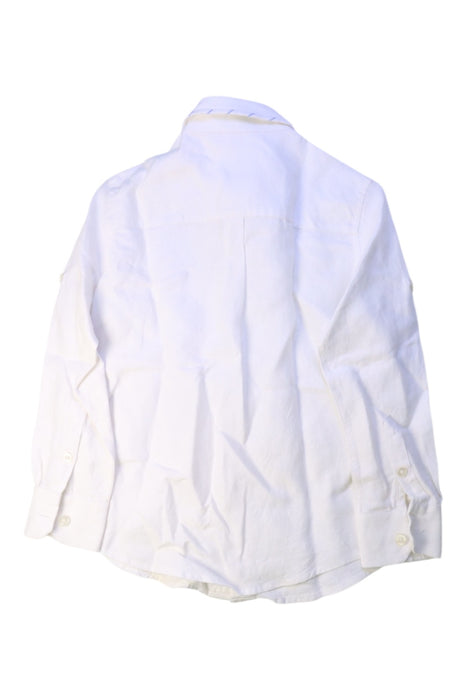 A White Long Sleeve Shirts from Nicholas & Bears in size 8Y for boy. (Back View)