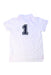 A White Short Sleeve Polos from Shanghai Tang in size 4T for boy. (Back View)