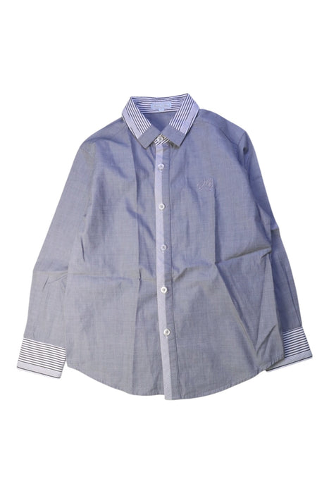 A Blue Long Sleeve Shirts from Nicholas & Bears in size 8Y for boy. (Front View)