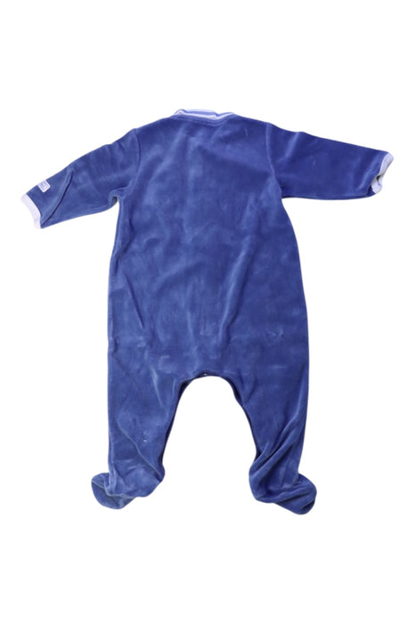 A Blue Onesies from Petit Bateau in size 3-6M for boy. (Back View)