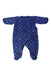 A Navy Onesies from Petit Bateau in size 3-6M for boy. (Back View)