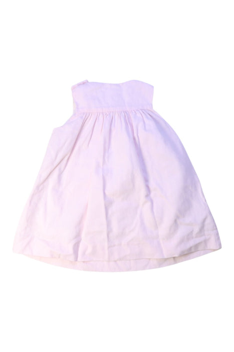 A Pink Sleeveless Dresses from Jacadi in size 6-12M for girl. (Back View)