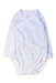 A White Long Sleeve Bodysuits from Petit Bateau in size 6-12M for girl. (Front View)