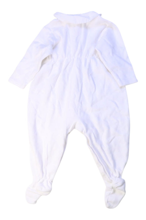 A White Onesies from Bonpoint in size 3-6M for girl. (Back View)