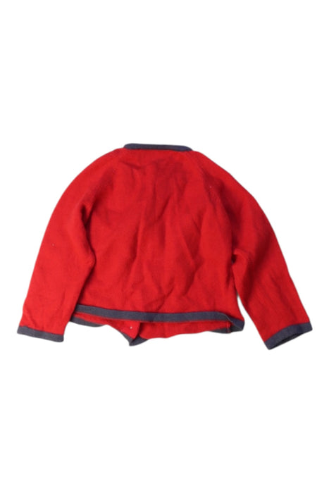 A Red Cardigans from Dior in size 6-12M for girl. (Back View)